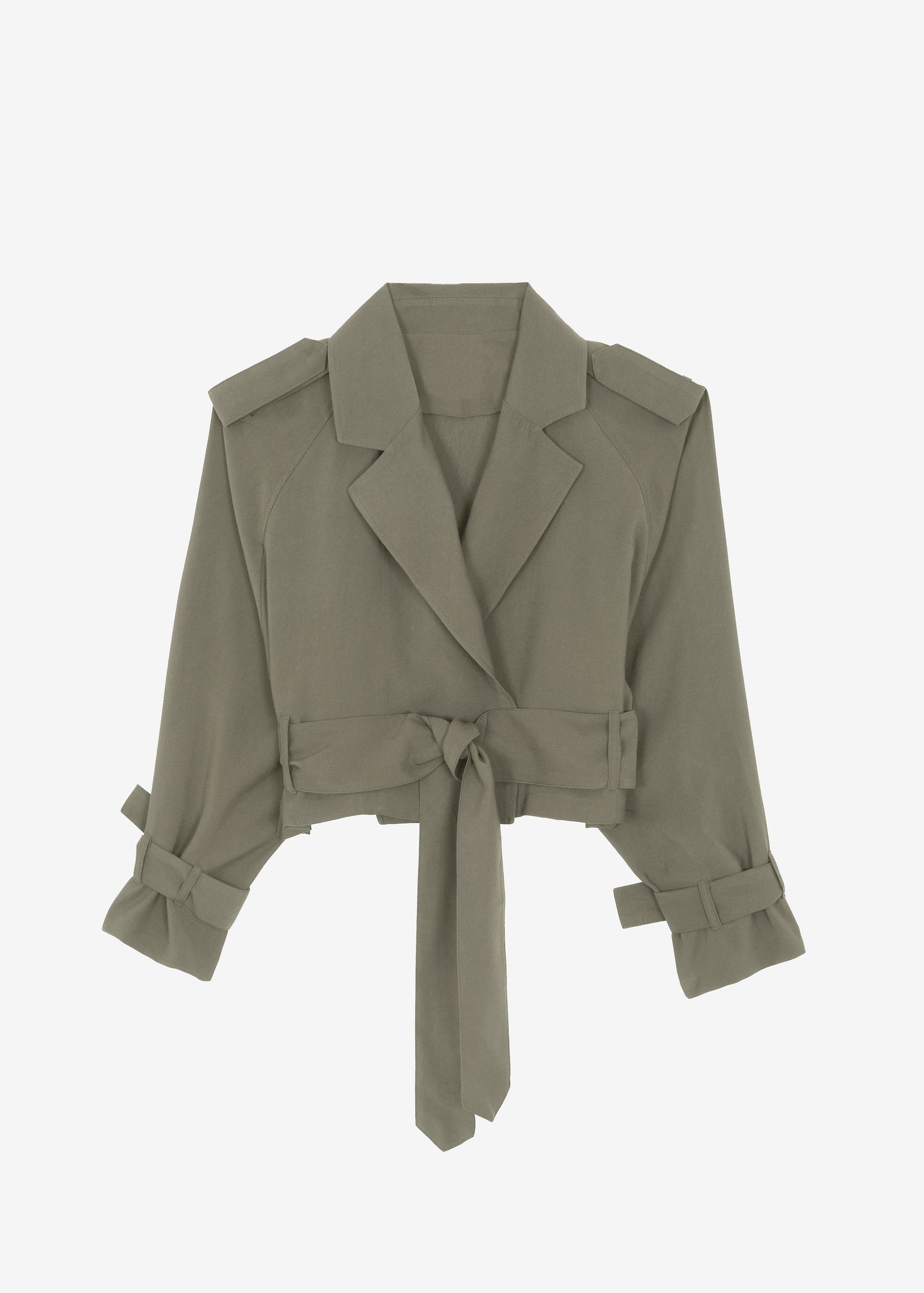 Simona Short Trench - Khaki